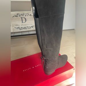 BMWT Kelly and Katie black knee high boots